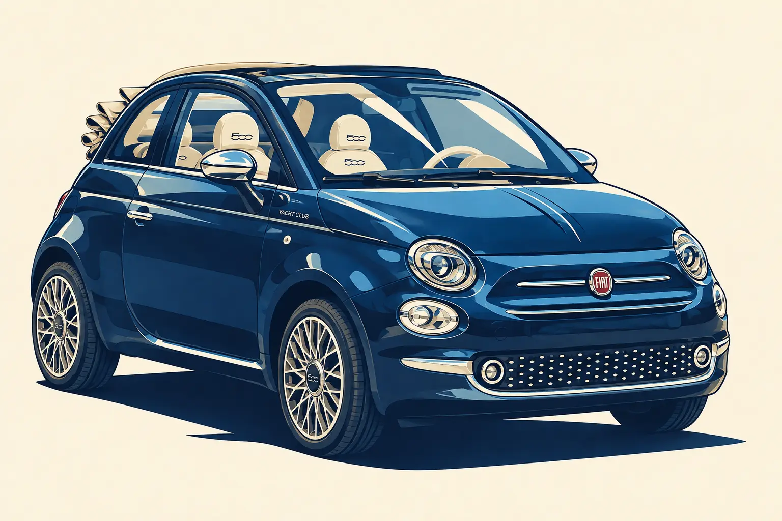 Fiat 500C Yacht Club Capri