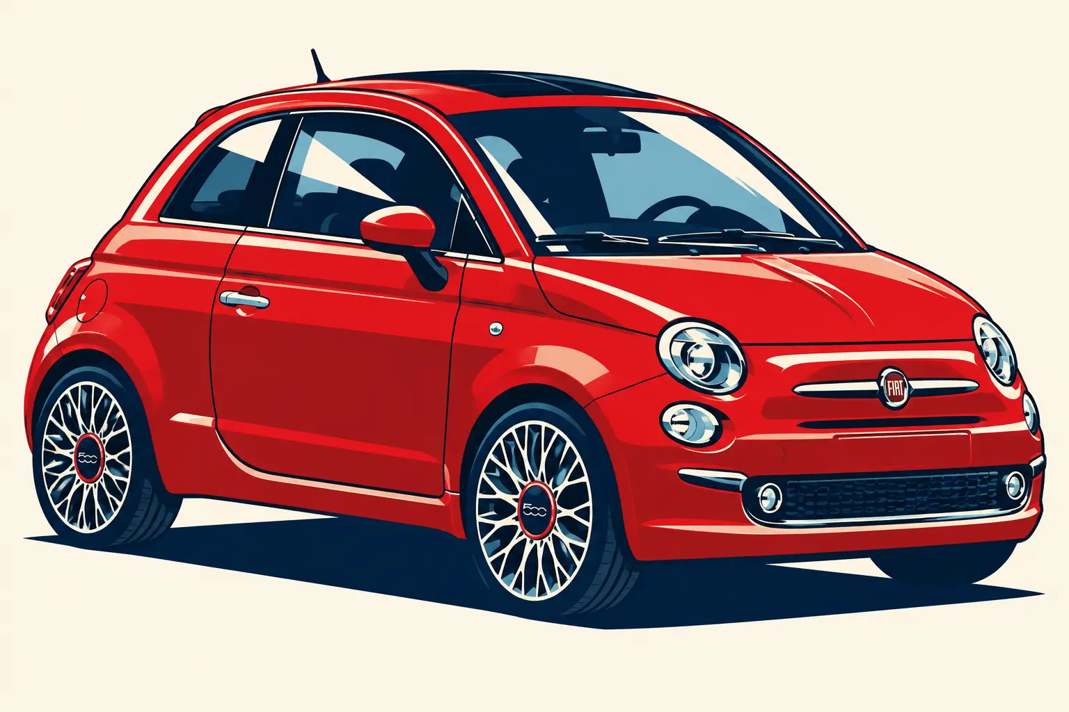 Fiat 500 RED